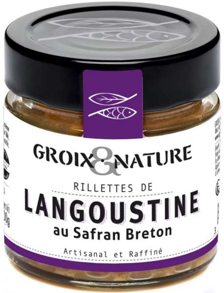Groix et Nature Langusten-Rilletes mit bretonischen Safran