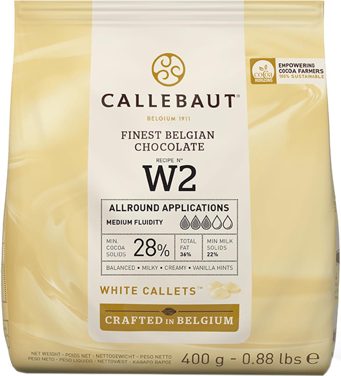 Callebaut W2  28 % weiße Schokolade