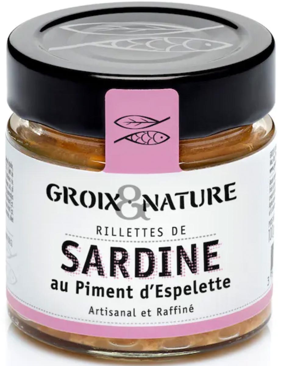 Groix et Nature Sardinen-Rillettes mit Espelette-Pfeffer