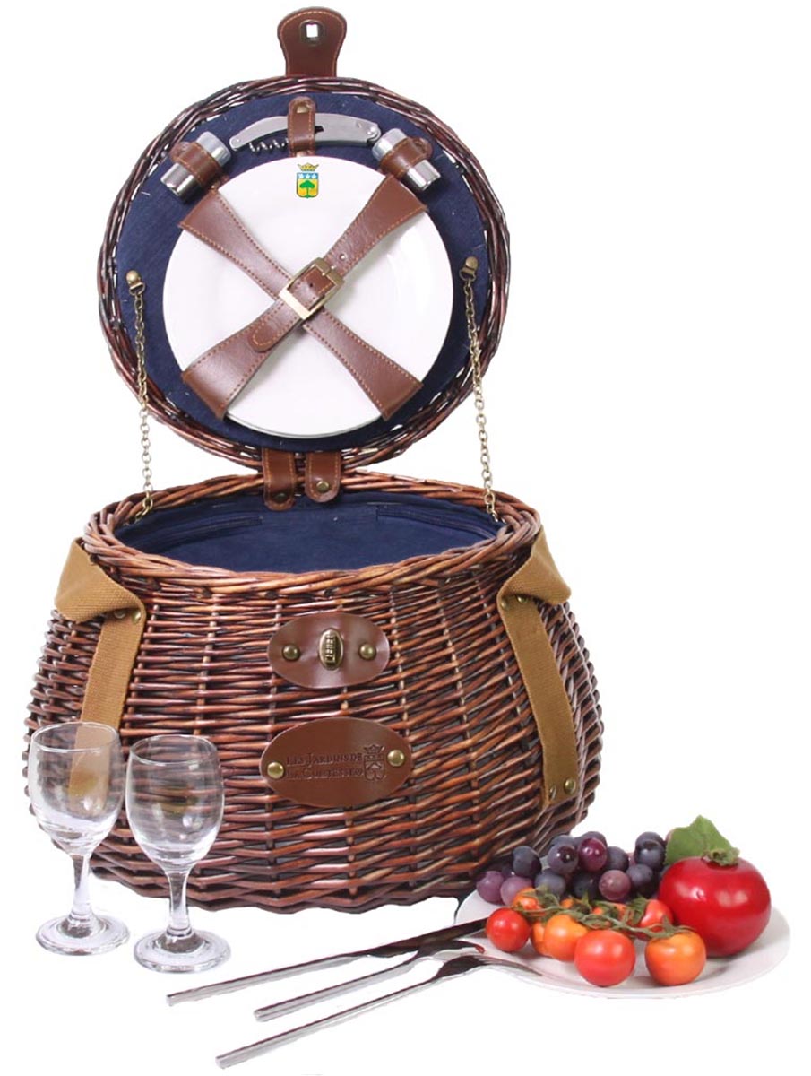 Runder Picknickkorb für 2 Personen „Tuileries“
