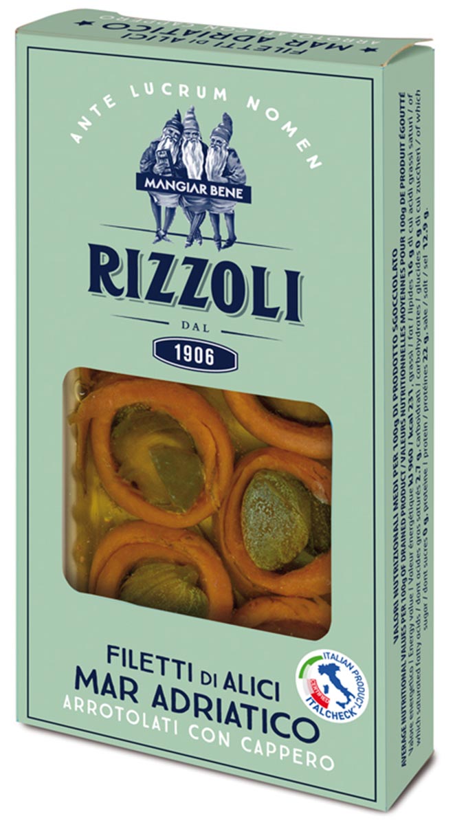 Adriatische Sardellen in Olivenöl mit Kapern