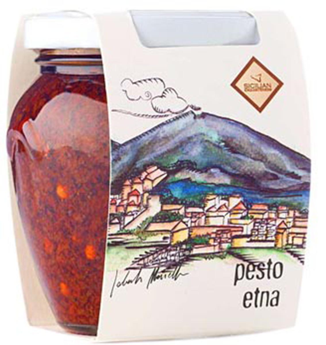 Tomaten-Oliven-Pilz-Pesto - Pesto Etna