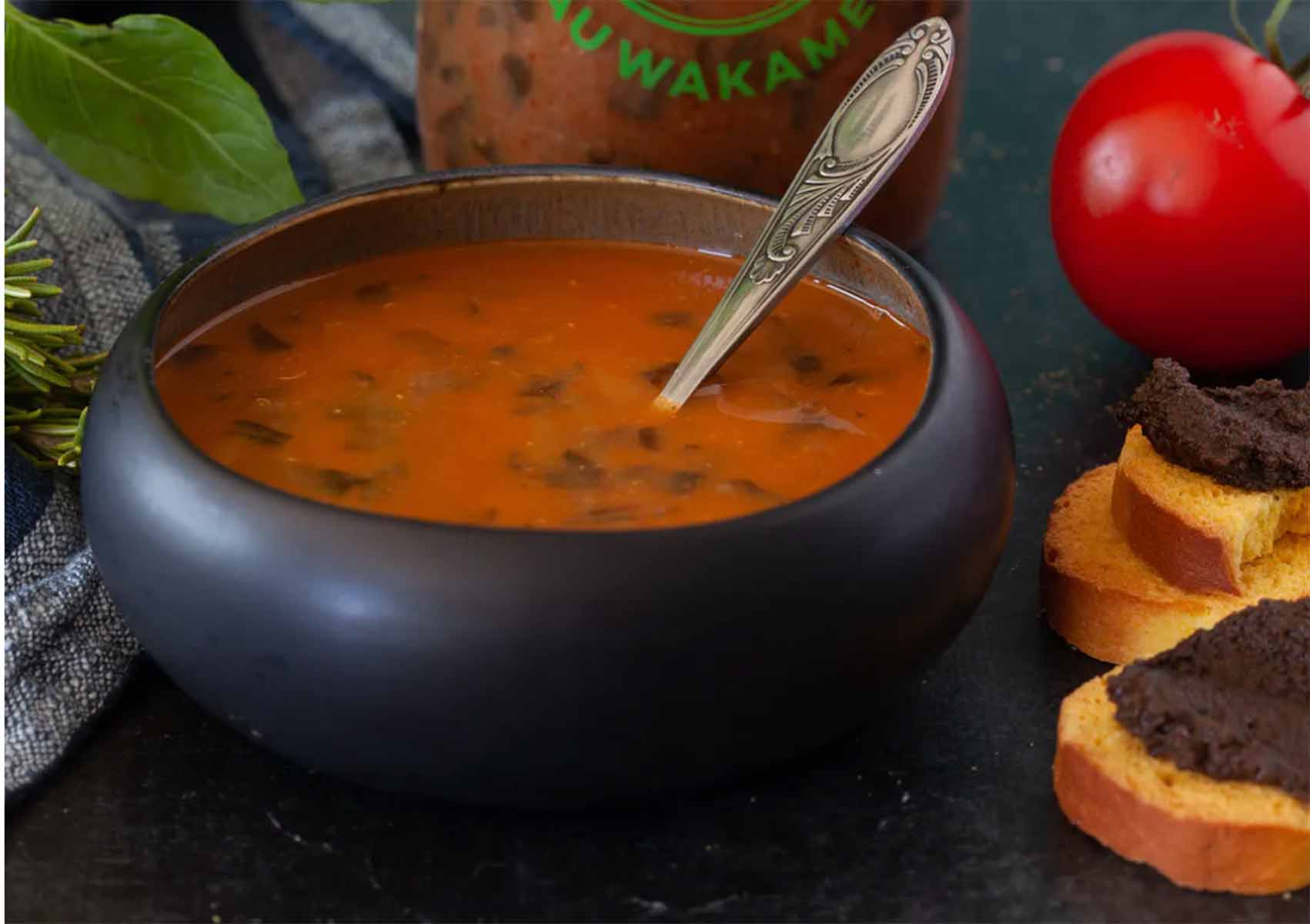 Soupe de Poissons au Wakamé - Fischsuppe Wakam Algen